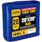Core Tarps Heavy Duty Tarp, 35 ft L x 0.5 mm H x 20 ft W, 20 Mil, Blue, Polyethylene CT-705-20X35 - alternate 1